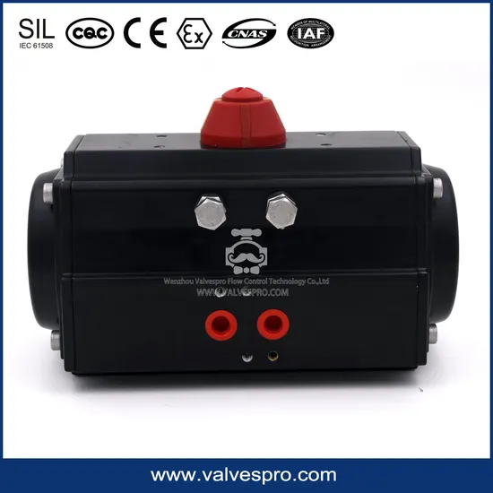 Big Torque Single Acting at-240s Cryogenic Pneumatic Actuator Spring Return Pneumatic Actuator Work in Low Temperature